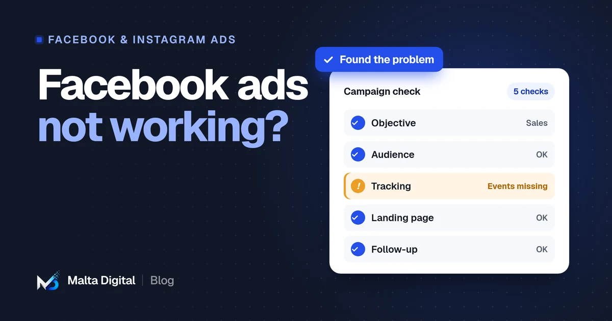 Malta Digital blog: Facebook ads not working?