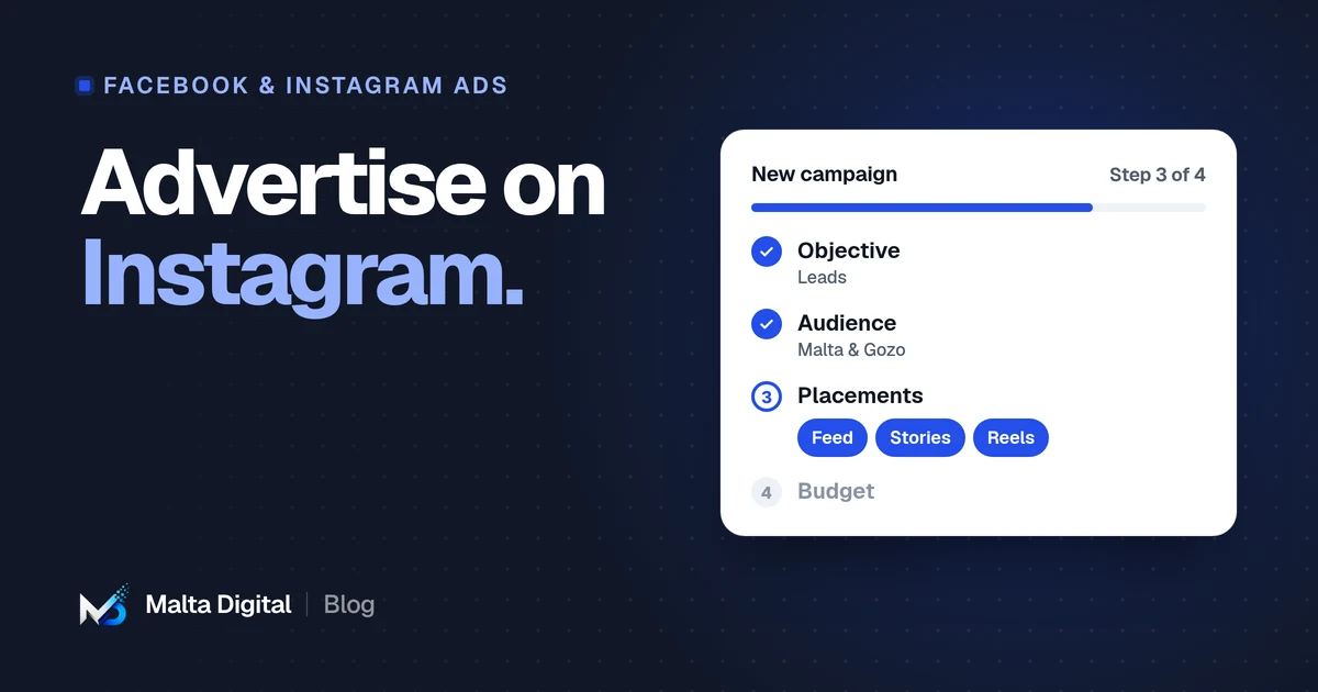 Malta Digital blog: How to advertise on Instagram