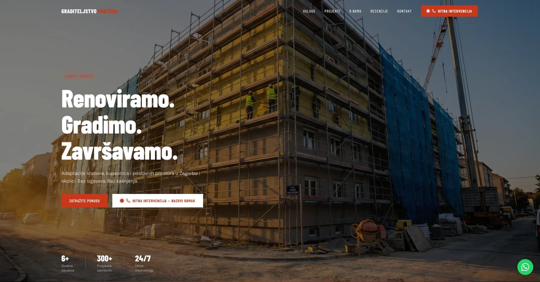 Graditeljstvo Pantera website