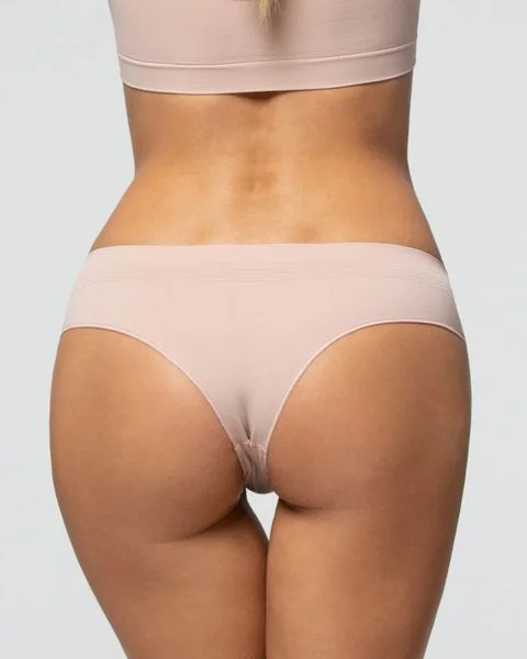 Pompea seamless cotton briefs, rose/blush
