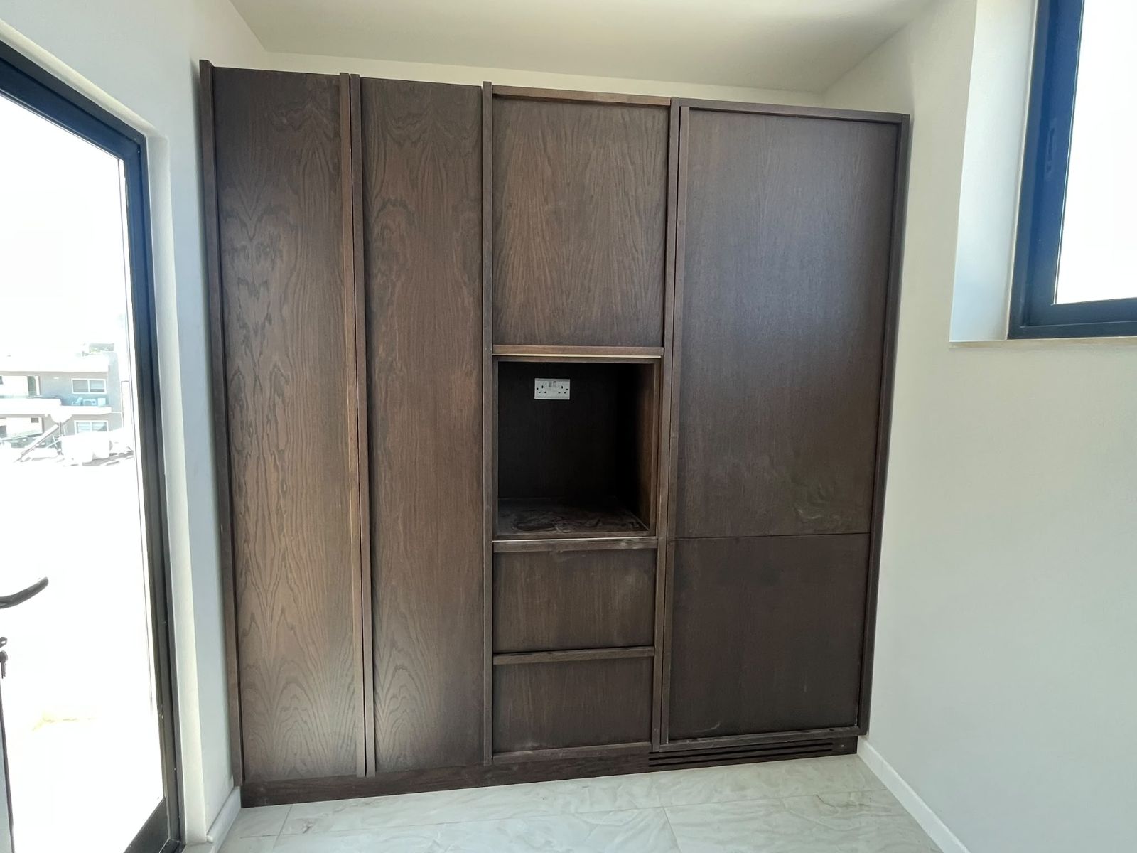 Dark wood wardrobe — Bedrooms & Wardrobes, Malta