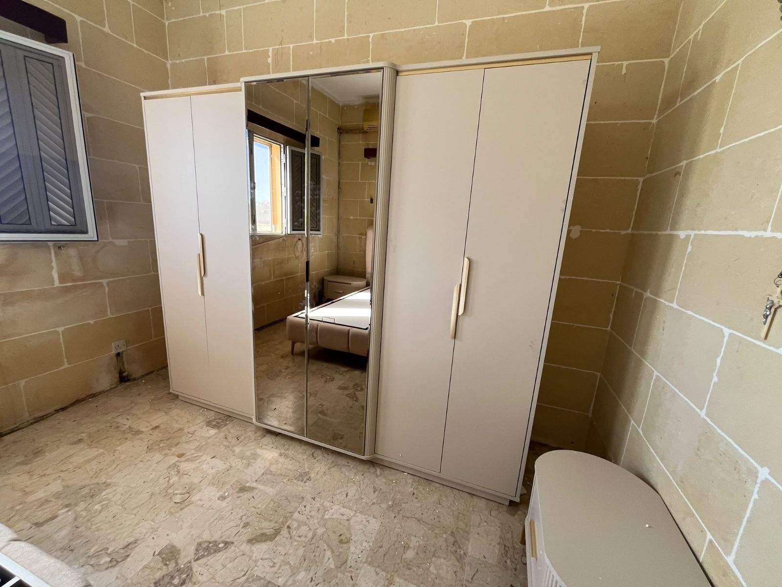 Wardrobe with mirror door — Bedrooms & Wardrobes, Malta