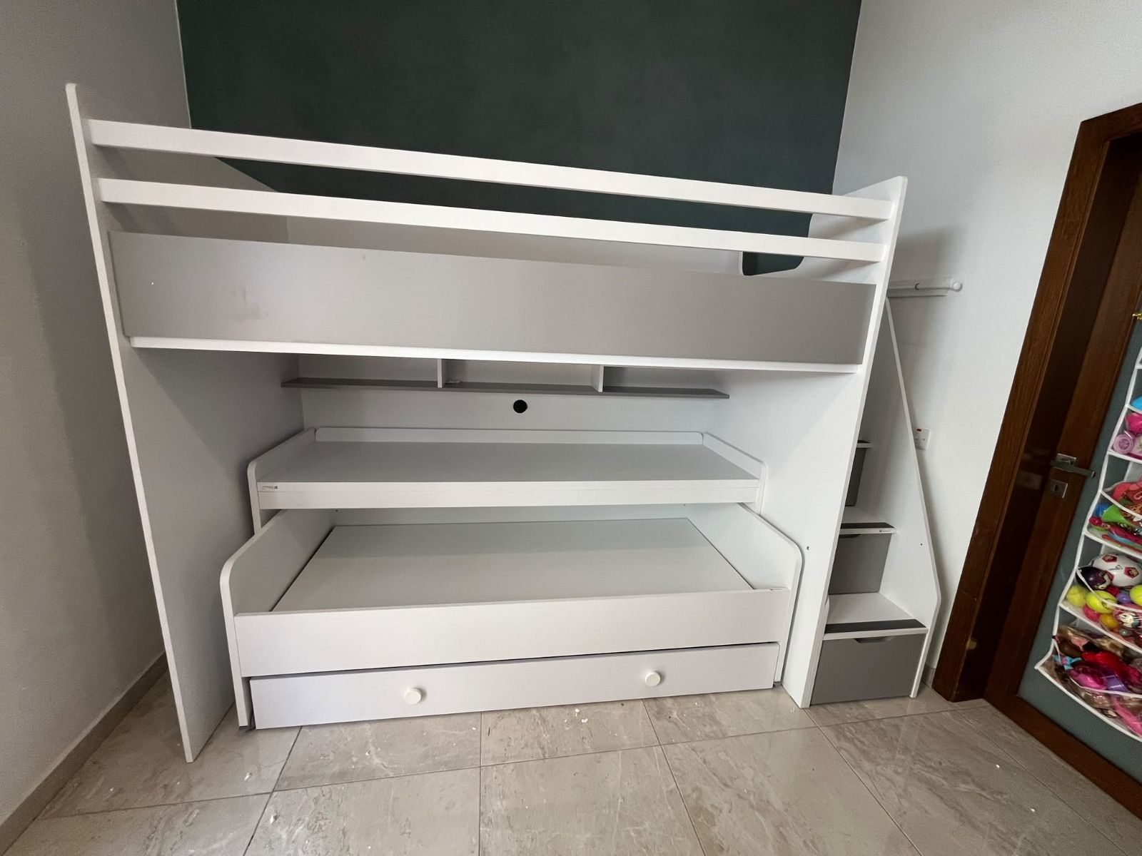 Loft bed with pull-out bed — Kids' Rooms, Malta
