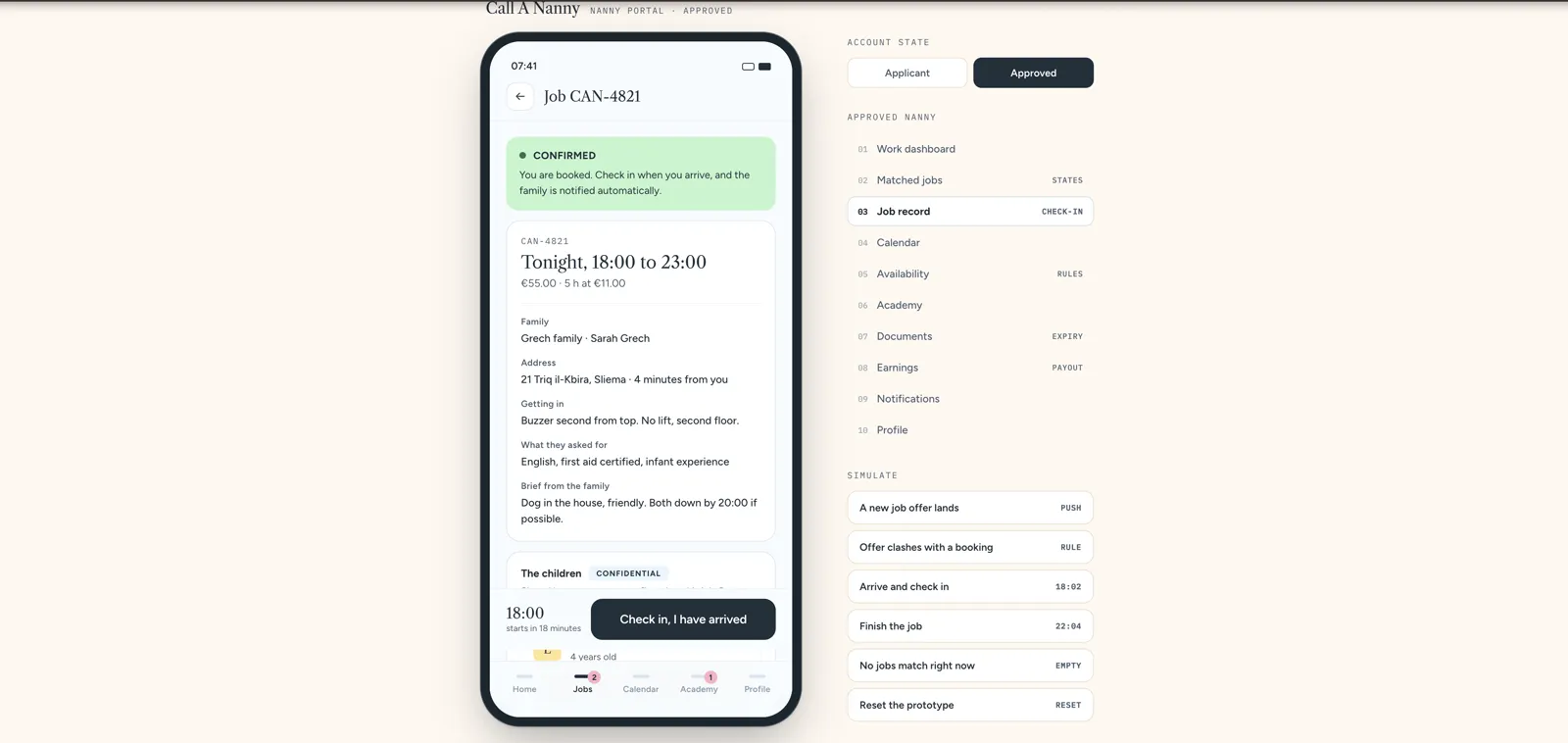 Approved  3.1 Approved Job Record