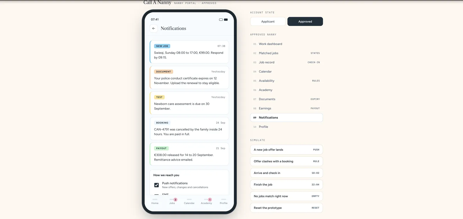 Approved  9  Approved  Notifications